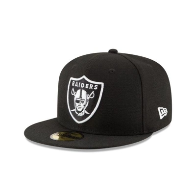 Las Vegas Raiders Gorra | New Era NFL 59fifty Fitted Cap Mexico - Negros